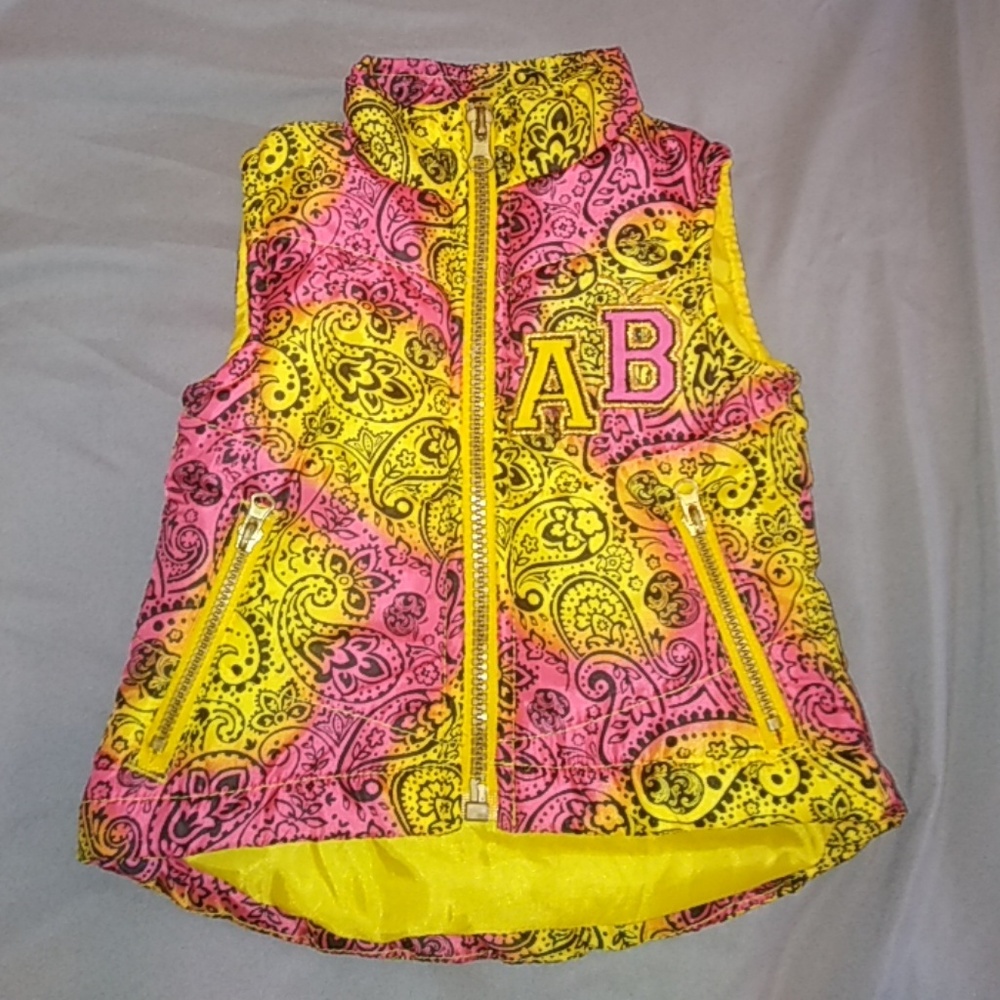 Babygirl Apple bottoms puffer vest
